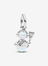 Pandora Moments Opalescent Snowman Dangle Charm