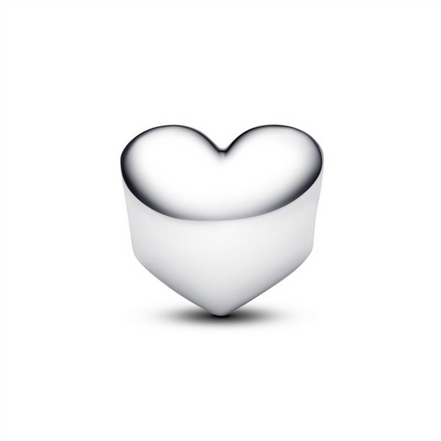 Pandora Engravable True Red Stone Heart Charm