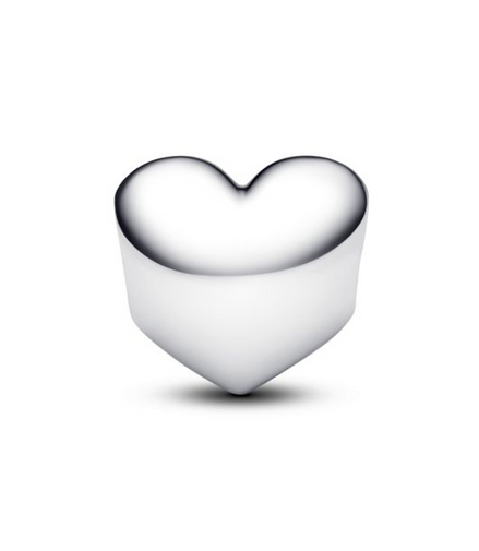 Pandora Engravable True Red Stone Heart Charm