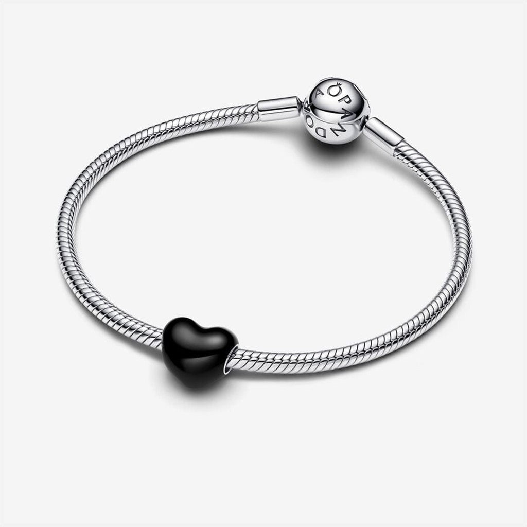 Pandora Moments Black Heart Charm