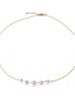 14k Yellow Gold and Pearl Necklace