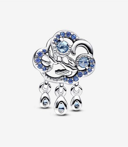 Pandora Moments Cloud And Swallow Charm