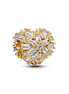 Pandora Sparkling Heart Gold-Plated Charm