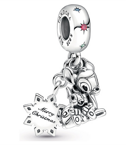 Disney Bambi & Thumper Bangle Charm Bracelet Set