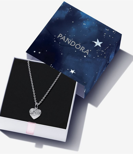 Pandora Engraveable Love Heart Jewelry Gift Set
