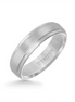 Triton White Tungsten Carbide Satin Finish Band