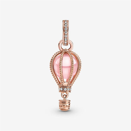 Pandora Moments Sparkling Pink Hot Air Balloon Dangle Charm