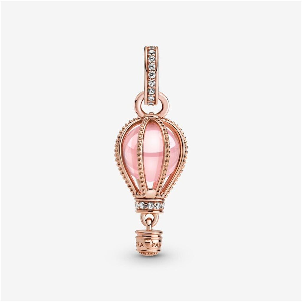 Pandora Moments Sparkling Pink Hot Air Balloon Dangle Charm