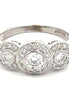 Diamond Three Stone Engagement Ring