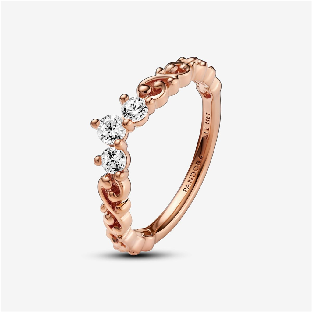 Pandora Timeless Regal Swirl Tiara Ring Size 6