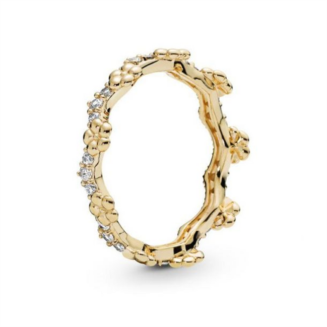 Pandora Shine Flower Crown Ring Size 7