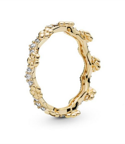 Pandora Shine Flower Crown Ring Size 7