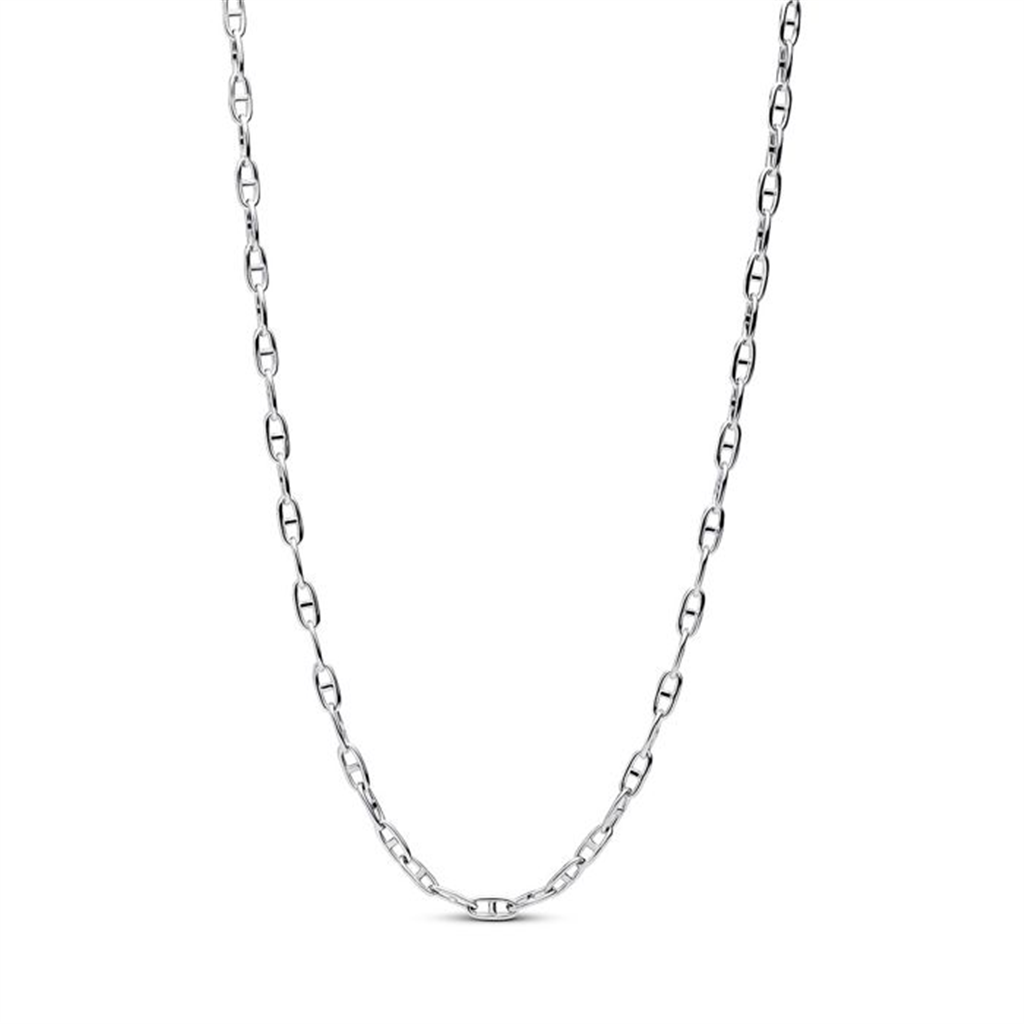 Pandora Sterling Silver Anchor Chain Necklace 55 cm
