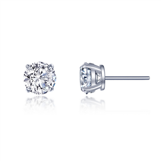 Lafonn 4 CTW Simulated Diamond Round Soliatire Earrings