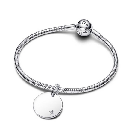 Pandora Engravable Lab-Grown Diamond Tag Pendant