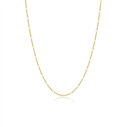 Lafonn Gold Plated Stella Chain 20"