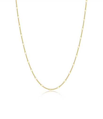 Lafonn Gold Plated Stella Chain 20"
