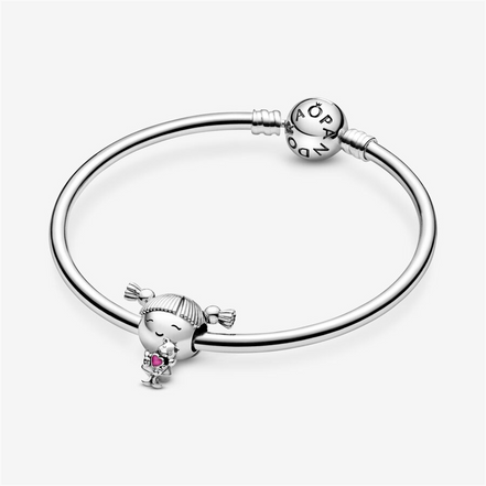 Pandora Moments Little Girl Silver Charm
