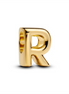 Pandora Letter R Alphabet Gold-Plated Charm