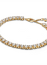 Pandora Sparkling Bold Gold-Plated Tennis Bracelet Size 18