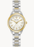 Bulova Ladies Sutton White Dial Stainless Steel Bracelet Watch