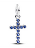 Pandora Stellar Blue Crystal Cross Dangle Charm
