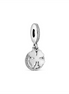 Lucky Four-Leaf Clover Dangle Charm