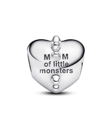 Pandora Mum's Little Monsters Heart Charm