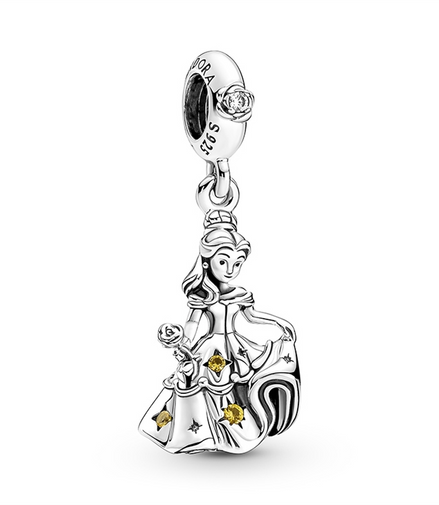 Disney Princess Beauty and the Beast Dancing Belle Charm Bracelet Set