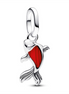 Pandora Red Murano Glass Koi Fish Mini Dangle Charm