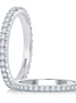 A.JAFFE 14K White Gold Diamond Eternity Band