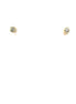 14K Yellow Gold Diamond Bezel Stud Earrings