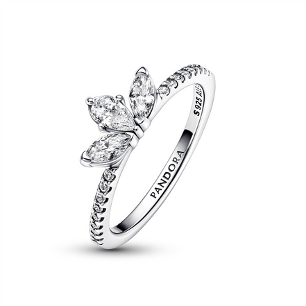 Pandora Timeless Sparkling Herbarium Cluster Ring Size 7