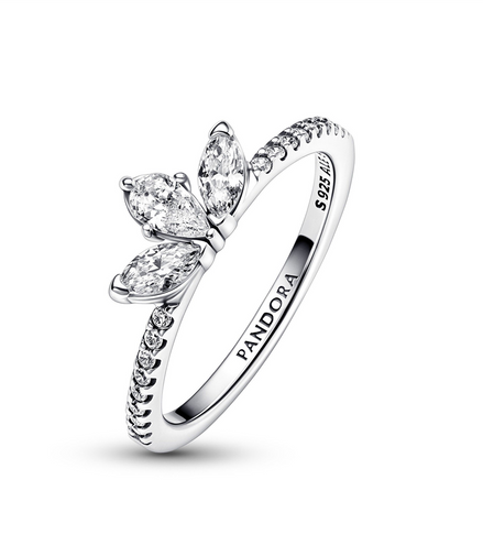 Pandora Timeless Sparkling Herbarium Cluster Ring Size 7