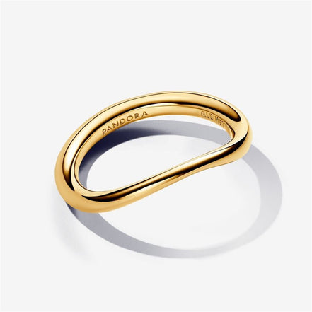 Pandora Essence Organically Shaped Band Ring Size 6