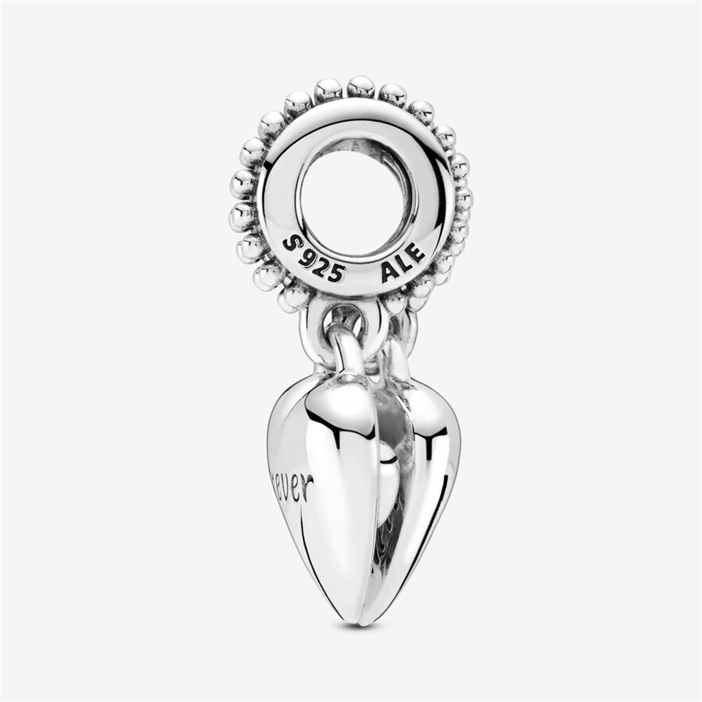 Pandora Moments Aunt And Niece Split Heart Dangle Charm