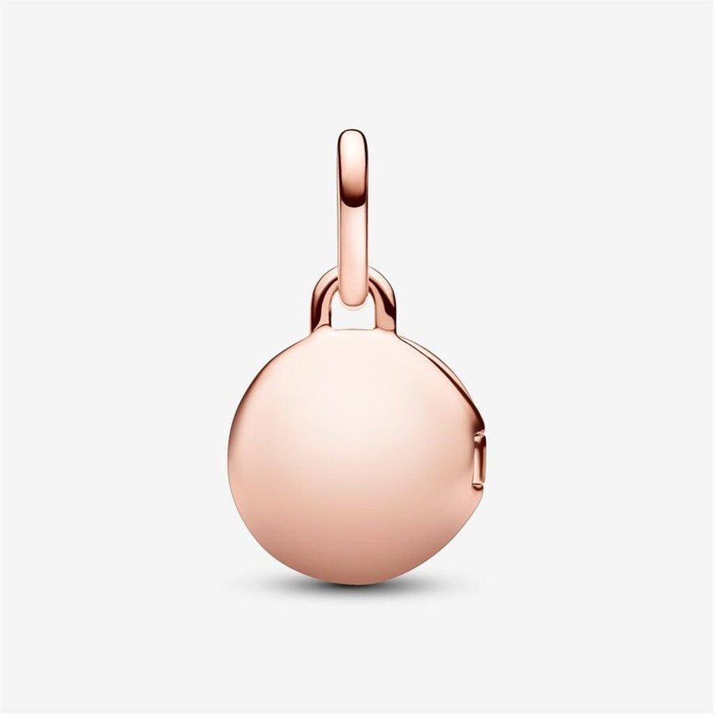 Pandora Moments 14K Rose Gold Plated Openable & Engravable Love Locket Charm