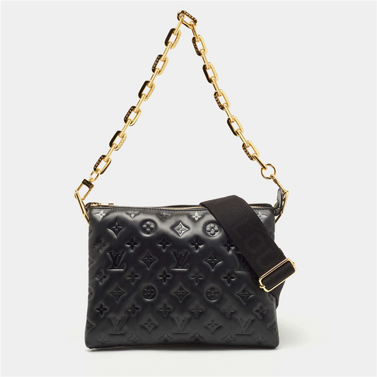 Gently Loved Louis Vuitton Coussin PM Black Bag