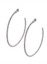 Desmos Slash Diamond-Cut Hoop Earrings