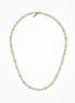 Desmos Two Tone Crystal Bloom Necklace 18"