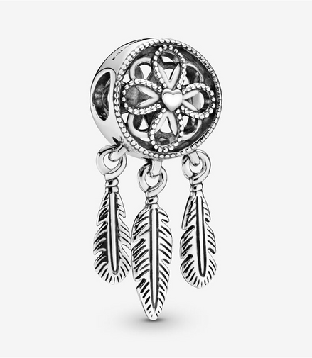 Pandora Moments "Follow Your Dreams" Spiritual Dreamcatcher Charm