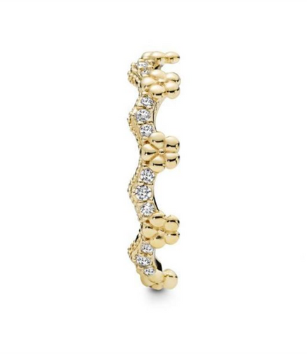Pandora Shine Flower Crown Ring Size 7