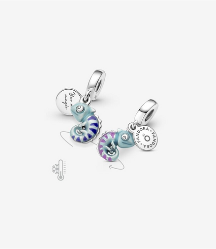 Pandora Moments "You Are Magic" Color-Changing Chameleon Dangle Charm