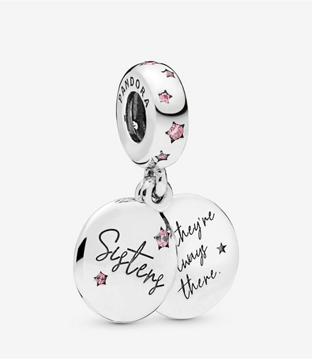 Pandora Moments Forever Sisters Dangle Charm
