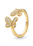 Pandora Shine Dazzling Butterflies Ring Size 6