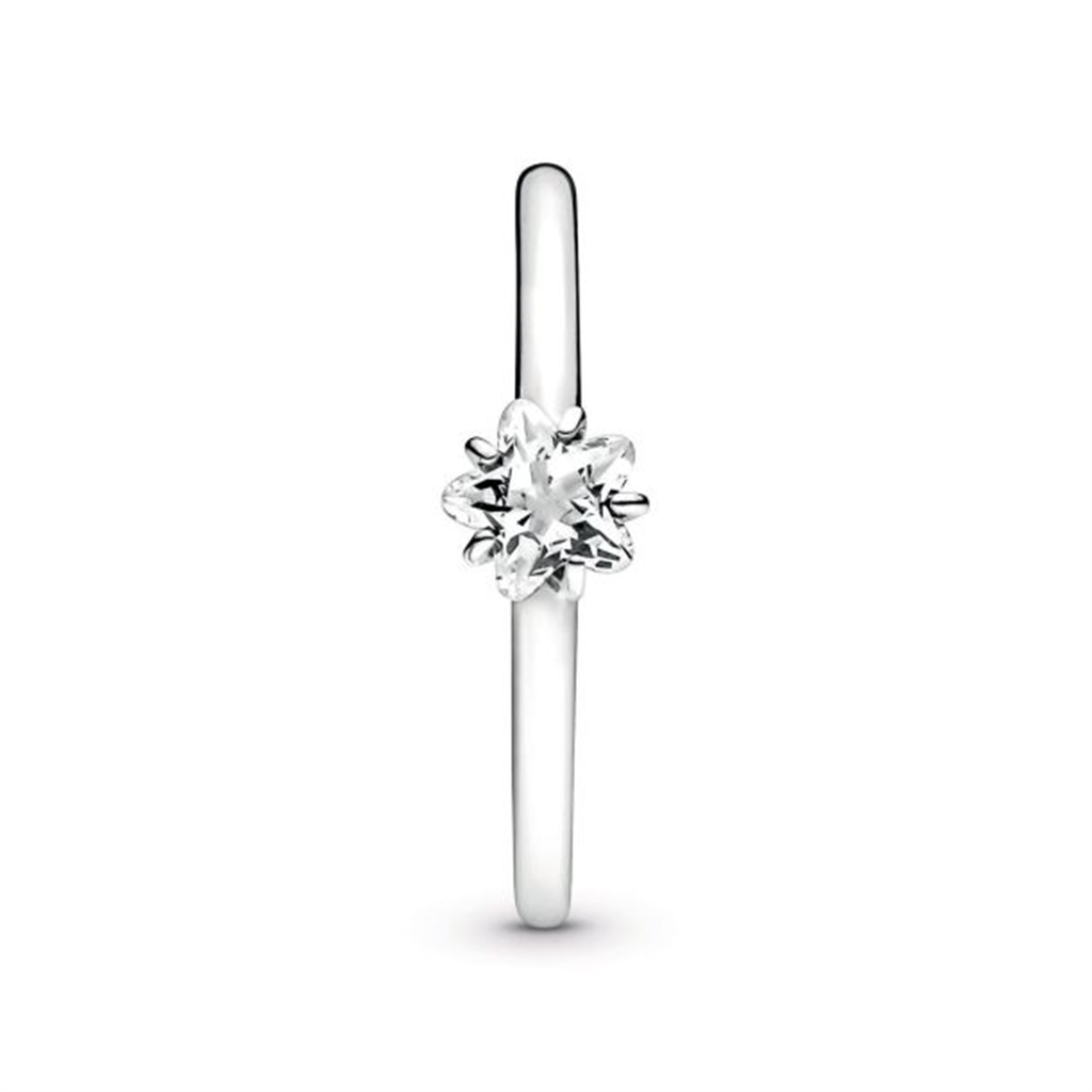 Pandora Moments Celestial Sparkling Star Solitaire Ring Size 7