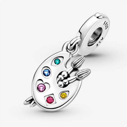 Panodra Moments Artist's Palette Dangle Charm