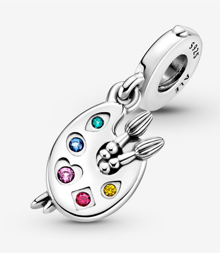 Panodra Moments Artist's Palette Dangle Charm