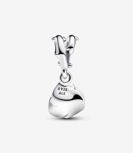 Pandora Moments Rose in Bloom Dangle Charm