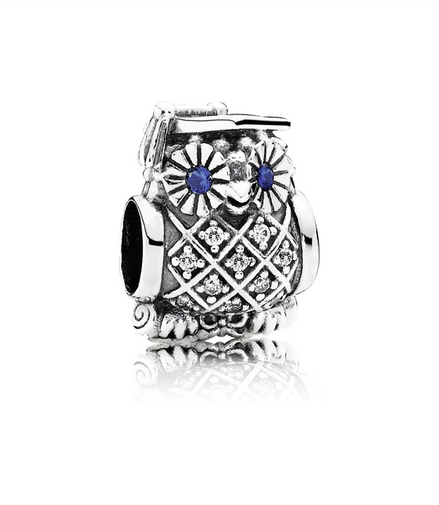 Pandora Owl Graduation Charm
